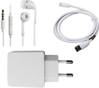 DAKRON Wall Charger Accessory Combo for HTC One M8(White)