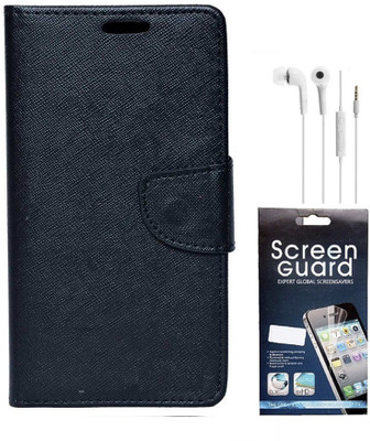 Coverage Cover Accessory Combo for Mercury CoolPad Dazen Note 3, CoolPad Note 3(Black)