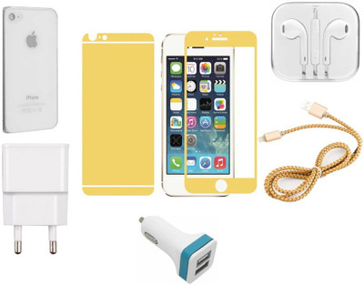 Cell Planet Screen Protector Accessory Combo for Apple Iphone 6(White)