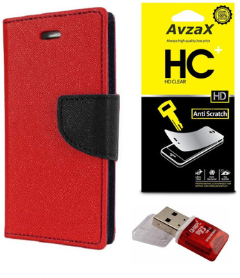 Avzax Cover Accessory Combo for Samsung Galaxy Note 3 Neo(Red)