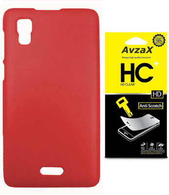 Avzax Cover Accessory Combo for Micromax Canvas Doodle 3 A102(Red)