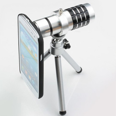 Smiledrive 12x Optical Zoom Lens With Mobile Tripod S5 Mobile Phone Lens