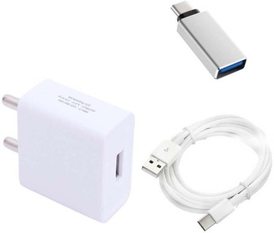 TROST Wall Charger Accessory Combo for LeEco Le 2(White, Silver)