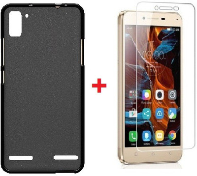 Highderabad Tech Cover Accessory Combo for Lenovo Vibe K5 Plus(Black, Transparent)