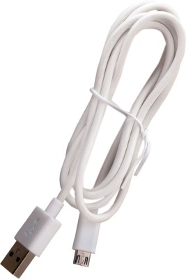 TROST Micro USB Cable 1 m Data/Sync Cable for Micrmx A110Q Can_vas 2 Plus(Compatible with Micromax A110Q Canvas 2 Plus, White, One Cable)