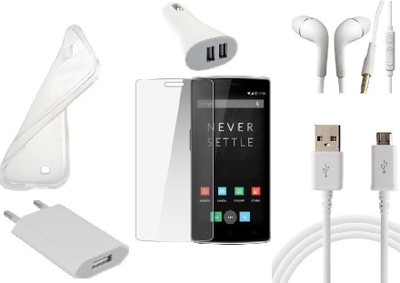 Cell Planet Screen Protector Accessory Combo for OnePlus Two(White)