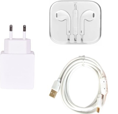 Go4Shopping Wall Charger Accessory Combo for Apple iPhone 5S(White)