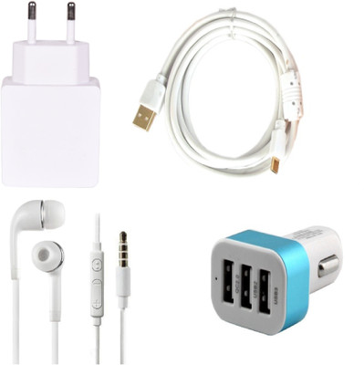 Cell Planet Wall Charger Accessory Combo for Huawei Honor 4X(White)