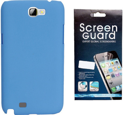 RDcase RDcase Back Cover + Screen Guard for Samsung Galaxy Note 2 (N7100) - Sky Blue Accessory Combo(Blue)