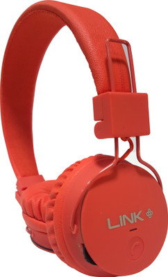 

Link+ 5 In 1 Wireless Headphone Headphone(Peach Red, On the Ear)