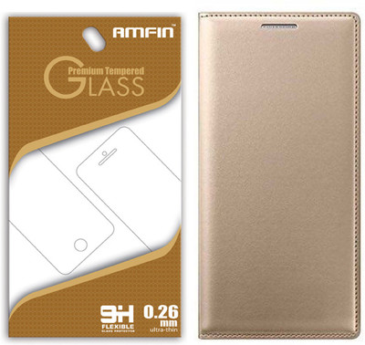AMFIN Screen Protector Accessory Combo for Xiaomi Redmi Note 4(Transparent, Gold)