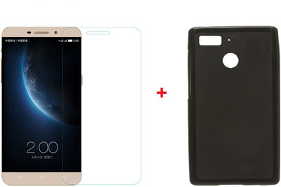 Mobizworld Cover Accessory Combo for LeTv LeEco le 1s(Black, Transparent)