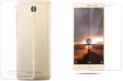 Highderabad Tech Cover Accessory Combo for Xiaomi Redmi Note 3(Transparent, Transparent)