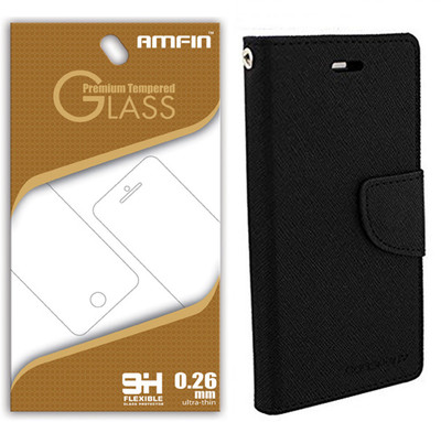 AMFIN Screen Protector Accessory Combo for Lenovo K6 Power(Transparent, Black)