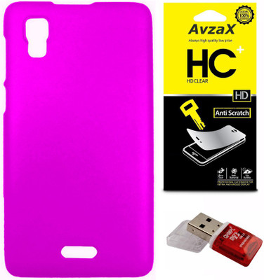 Avzax Cover Accessory Combo for Micromax A110 Canvas 2(Pink)