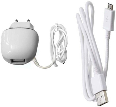 Dhhan Wall Charger Accessory Combo for Micromax A114R Canvas Beat(White)