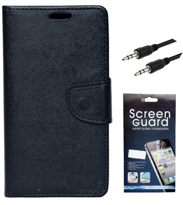 Coverage Cover Accessory Combo for Mercury CoolPad Dazen Note 3, CoolPad Note 3(Black)