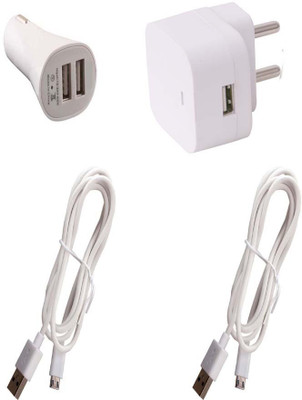 TROST Wall Charger Accessory Combo for XOLO X900(White)
