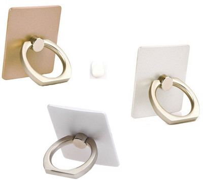 

FKU Sets of 3 Finger Grip Ring Stand with Hook - Multicolor Mobile Holder