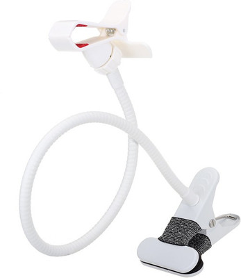 

ChinuStyle Long Lazy Mobile Holder, White