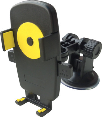 

ManeKo One Touch Universal Car Mount (Black+Yellow) Mobile Holder