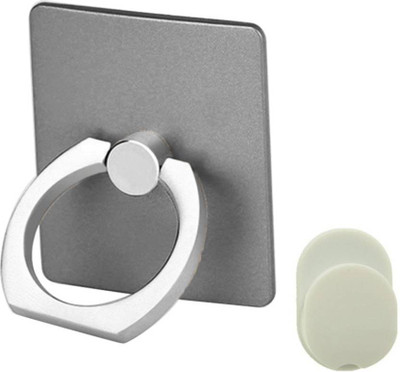 

True Deal Universal 360° Smartphone Ring Stent+Car Stand Mobile Holder, Grey;multicolor