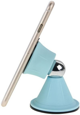 BB4 new Z6 Double Suction Cup with Dual Super Strong Power Gel Pad WITH Magnet SUPPORT 360 Degrees rotating universal double sucker Mobile Holder, Blue