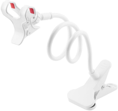 

Everything Imported E46_Best Smarty Long Lazy Stand For Intex_Aqua_Star_HD iPhone 5 /5S / 6 / 6S Mobile Holder, White