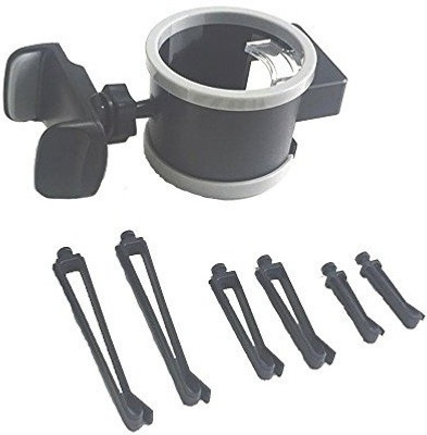 

Heartly Car Cup Holder 360 Rotate Universal Air Conditioner Vent Cell Phone Holder_2 Mobile Holder, Grey