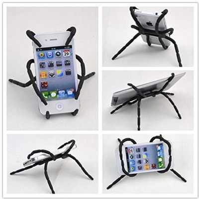 

PERSONA PERSONA Universal Spider Grip Stand Mounts Hanger for Smart Phone GPS iPod Car Mobile Holder, Black