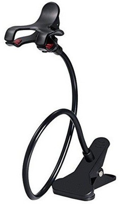 FKU Flexible 360 Degree Lazy Long Mobile Holder, Black