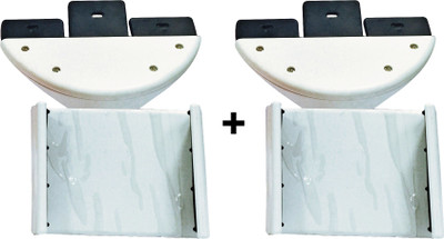 

ManeKo IMount Universal Car CD Player Slot Mount White (Pack of 2) Mobile Holder