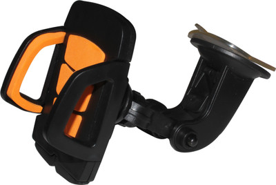 

Heartly Smartphone Car Mount 360 Degree Angle Viewing Stand Holder_002 Mobile Holder, Orange