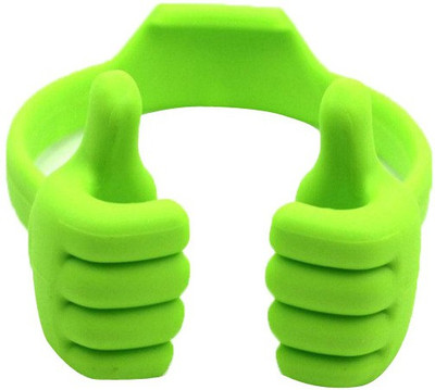 

Flipfort Shopping Mall Universal Thumbs Up Ok Stand for All Smartphones & Tablets Mobile Holder, Green