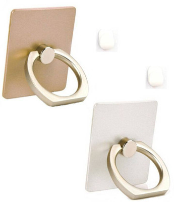 

VU4 Sets Of 2 Finger Grip Ring Stand Gold and Silver Mobile Holder
