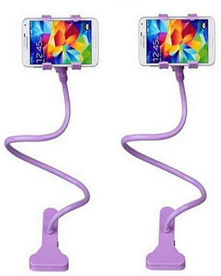 

sangaitap Combo offer of 2 pes Lazy Mobile Holder Purple for car desk bed Mobile Holder