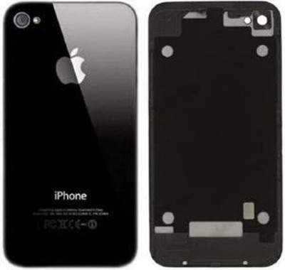

Black Apple iphone 4g Back Panel(Black)