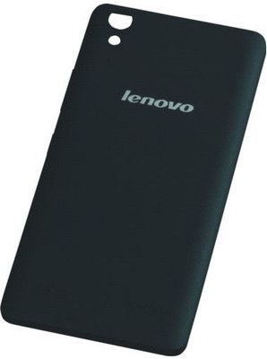 CASE CREATION Lenovo A6000,A6000 Plus Back Panel(Black)
