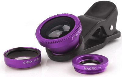 

Fingers 3in1 Purple Mobile Phone Lens(Fisheye, Wide and Macro)