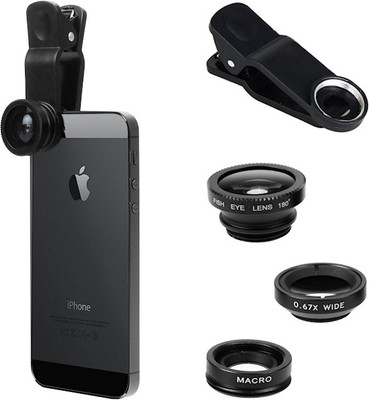 

Armac Universal 3 in 1 Camera Lens Kit Mobile Phone Lens (Wide and Macro, Fisheye) (Black) Mobile Phone Lens(Wide and Macro, Fisheye)