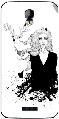 Snooky Intex Aqua Q1 Mobile Skin(White)