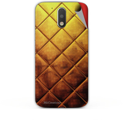 

MiiCreations M-G4-P-MS-00305 Motorola Moto G4 Plus Mobile Skin(Gold)