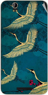 Snooky Lava Iris X1 Grand Mobile Skin(Blue)