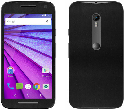 

STICK_ME VELVET MOTO G 3RD GEN Mobile Skin(Black)
