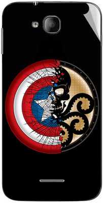 Snooky Intex Aqua i-4 Mobile Skin(Black)