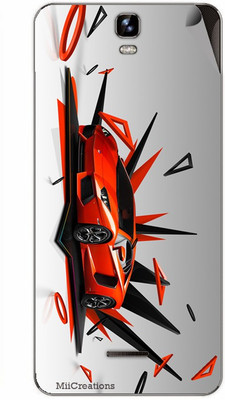 

MiiCreations MMXA190-MS-00294 Micromax Canvas HD Plus A190 Mobile Skin(Grey)