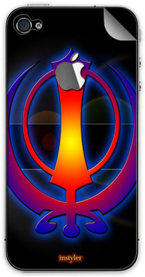 instyler IP4-42 APPLE I PHONE 4 Mobile Skin(MULTICOLOR)