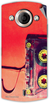 

MiiCreations MMXA255-MS-00104 Micromax Canvas Selfie A255 Mobile Skin(Red)