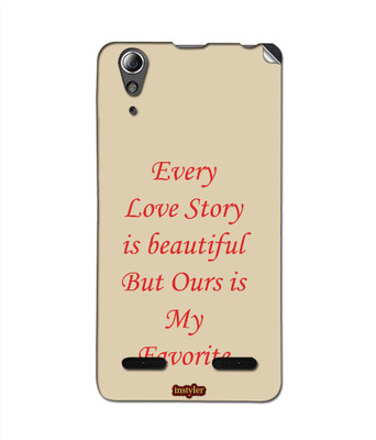 

instyler STICKER-12677 LENOVO A6000 PLUS Mobile Skin(Multicolor)