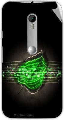 

MiiCreations M-G3-MS-00226 Moto G (3rd Generation) Mobile Skin(Black)